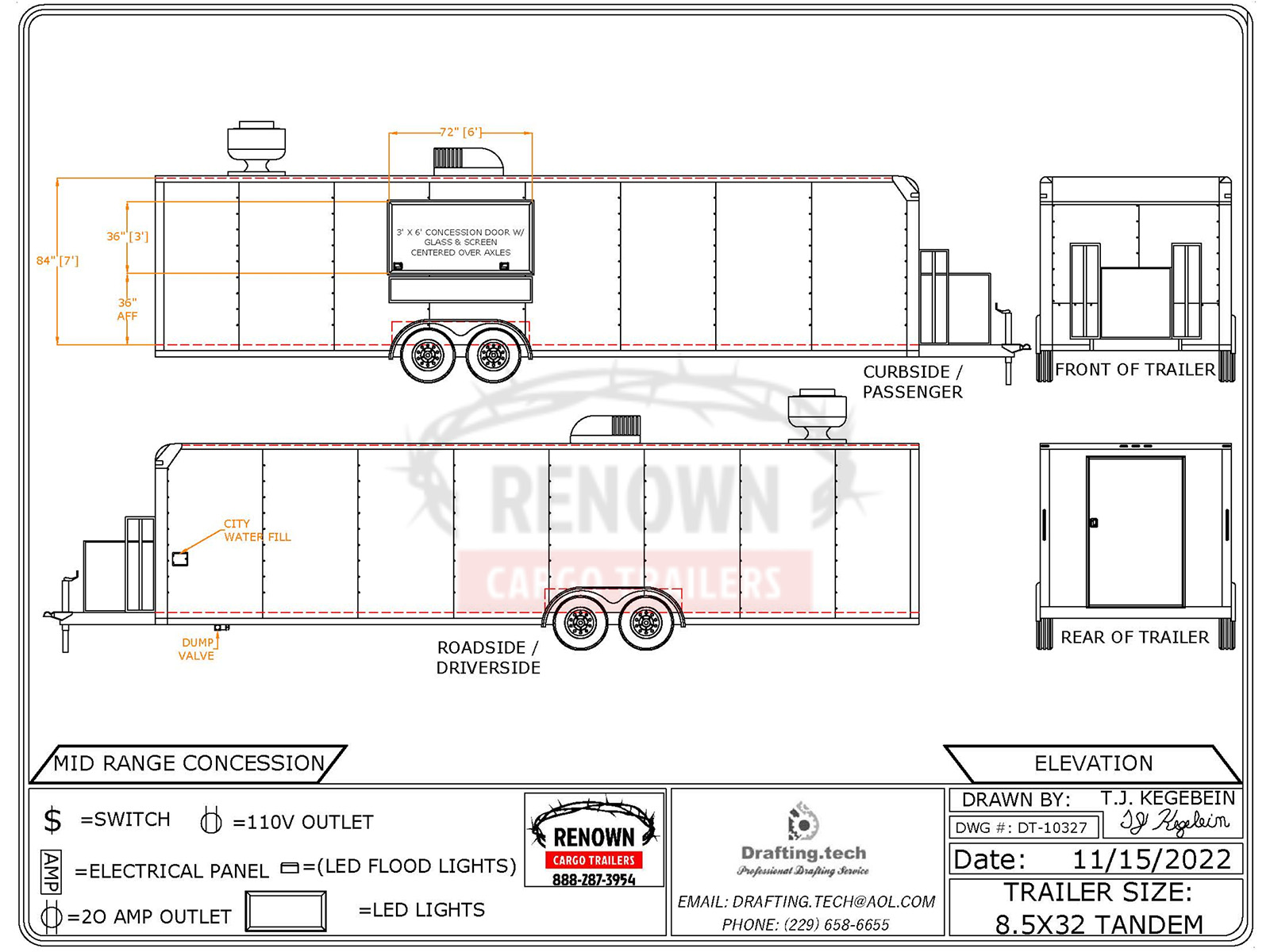 enclosed trailer designs plans