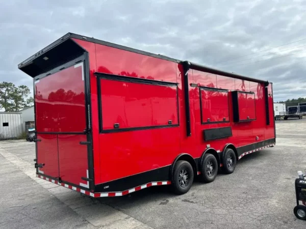 2024 8.5X30 TTA BBQ TRAILER WITH ROTATING DIGITAL SMOKER