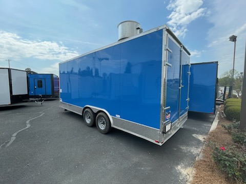 8.5 X 20 TA3 Concession Trailer / Food Trailer Blue | New