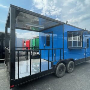 8.5 X 22 TA3 BBQ Trailer / Food Trailer in Blue