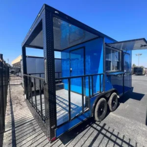 2024 8.5 X 16 TA BBQ TRAILER with porch for sale