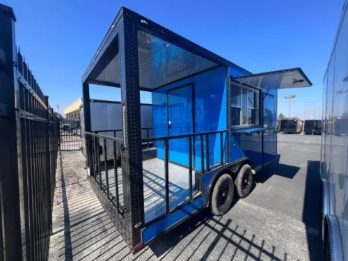 2024 8.5 X 16 TA BBQ TRAILER with porch for sale