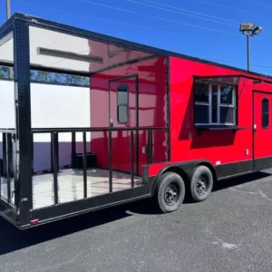 food truck trailer for sale with porch