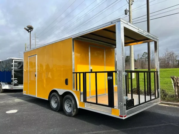 Yellow concession trailer for sale