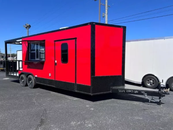 food truck trailer for sale with porch