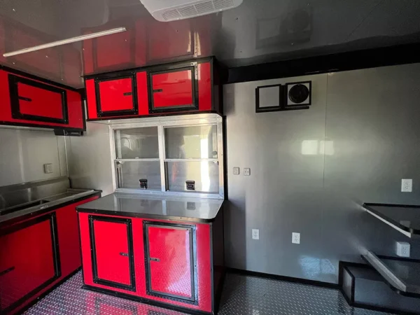 Gooseneck food concession trailer for sale