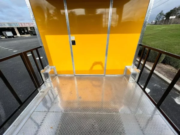 Yellow concession trailer for sale