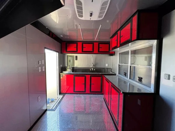 Gooseneck food concession trailer for sale