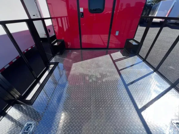 food truck trailer for sale with porch