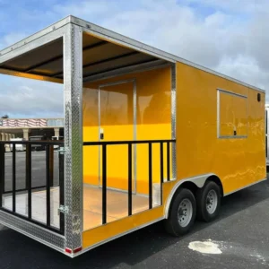 Yellow concession trailer for sale