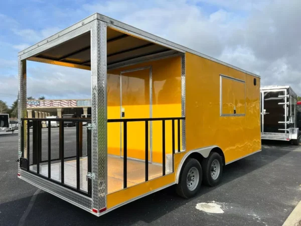 Yellow concession trailer for sale