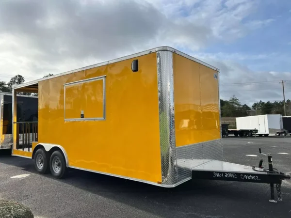 Yellow concession trailer for sale