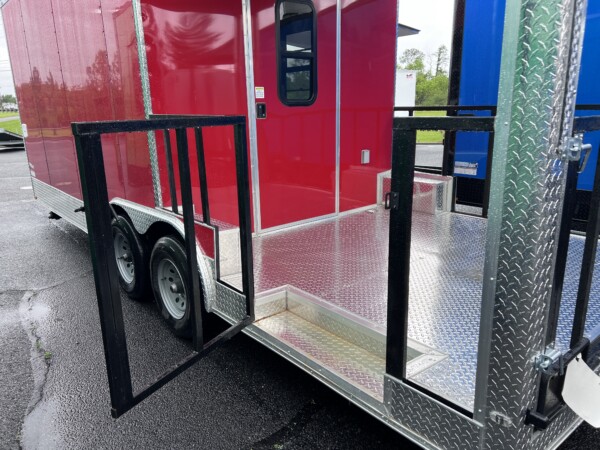 8.5 X 22 TA3 BBQ Trailer | Food Trailer | New Instock in Red