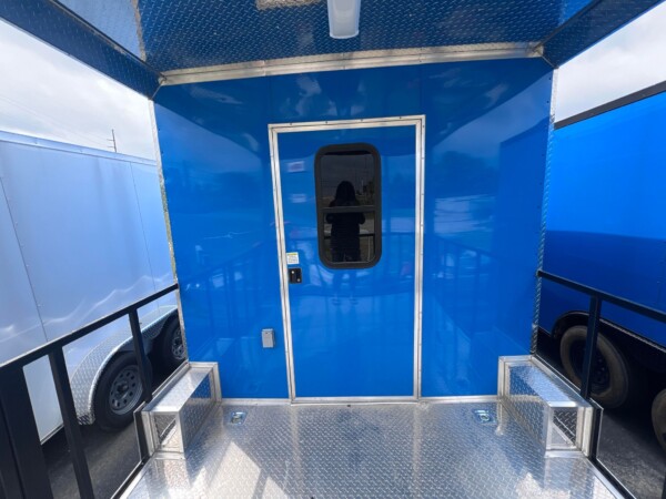 BBQ Trailer for sale in Blue | 2024 Food Trailer | New In Stock