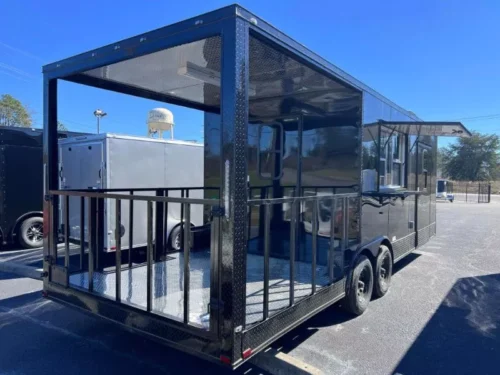 Black BBQ Trailer for SALE - 2024 8.5X24 TA3