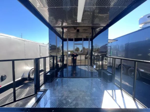 Black BBQ Trailer for SALE - 2024 8.5X24 TA3