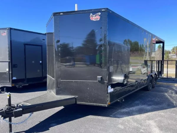 Black BBQ Trailer for SALE - 2024 8.5X24 TA3