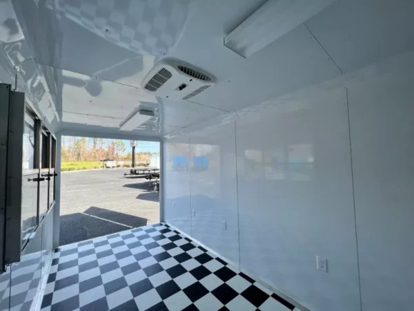 inside 7X16 food truck trailer