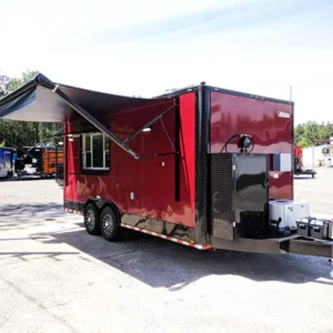 8.5 X 19 Concession / Food Trailer with Equipment for Sale