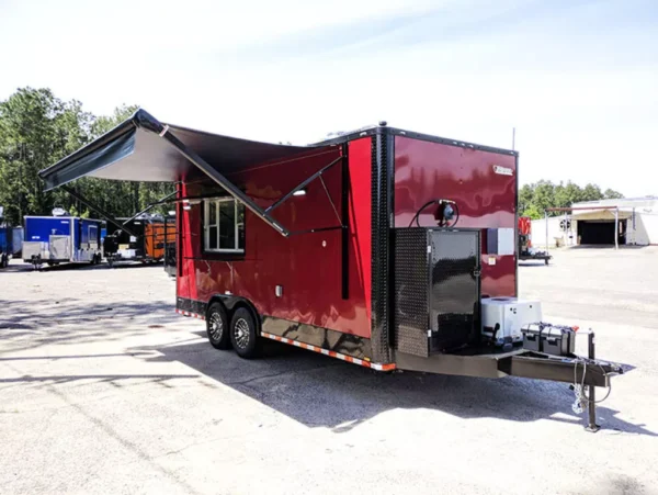 8.5 X 19 Concession / Food Trailer with Equipment for Sale