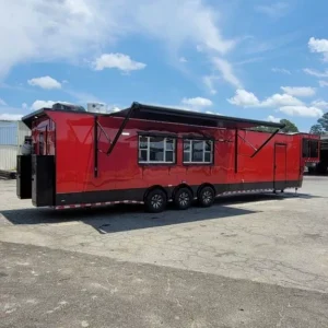 Gooseneck Food Trailer | 8.5 x 48 Gooseneck Concession Trailer with Equipment