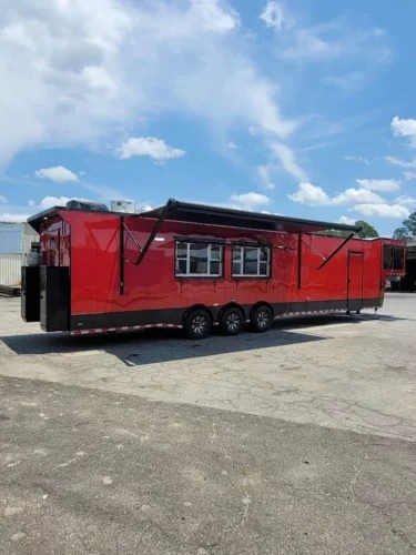 Gooseneck Food Trailer | 8.5 x 48 Gooseneck Concession Trailer with Equipment