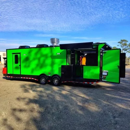 8.5 x 28 concession / food truck trailer for sale with equipment