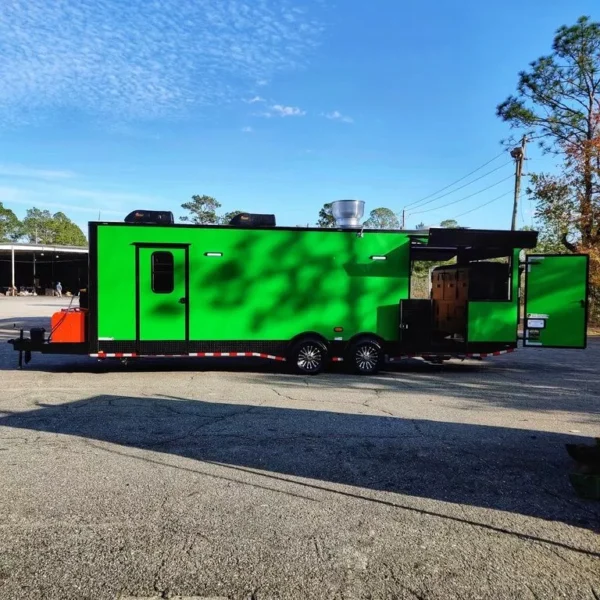 8.5 x 28 concession / food truck trailer for sale with equipment