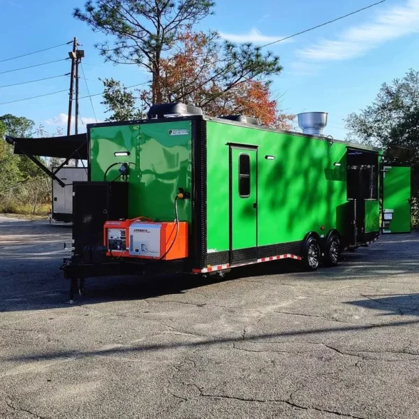 8.5 x 28 concession / food truck trailer for sale with equipment