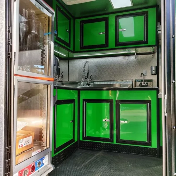 8.5 x 28 concession / food truck trailer for sale with equipment