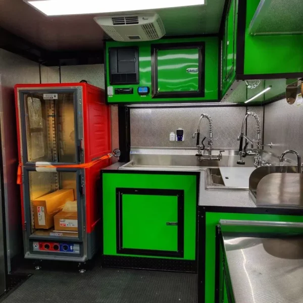 8.5 x 28 concession / food truck trailer for sale with equipment