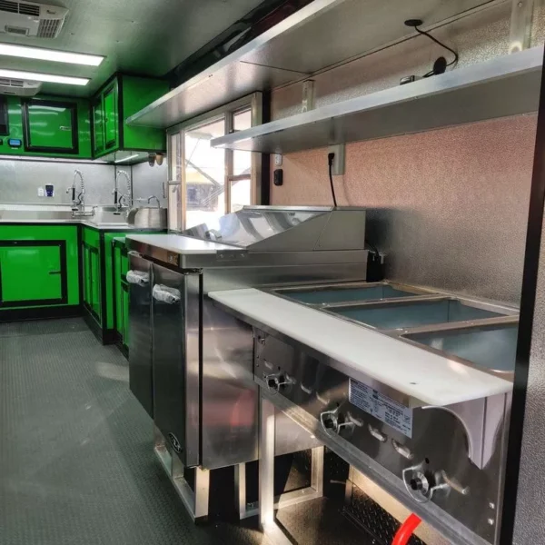 8.5 x 28 concession / food truck trailer for sale with equipment