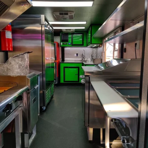 8.5 x 28 concession / food truck trailer for sale with equipment