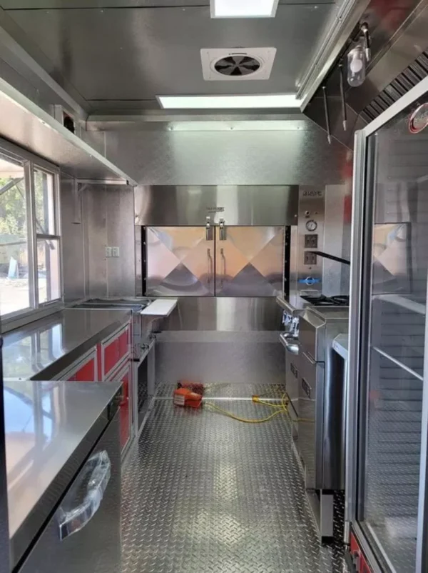 bbq trailer with equipment and digital smoker