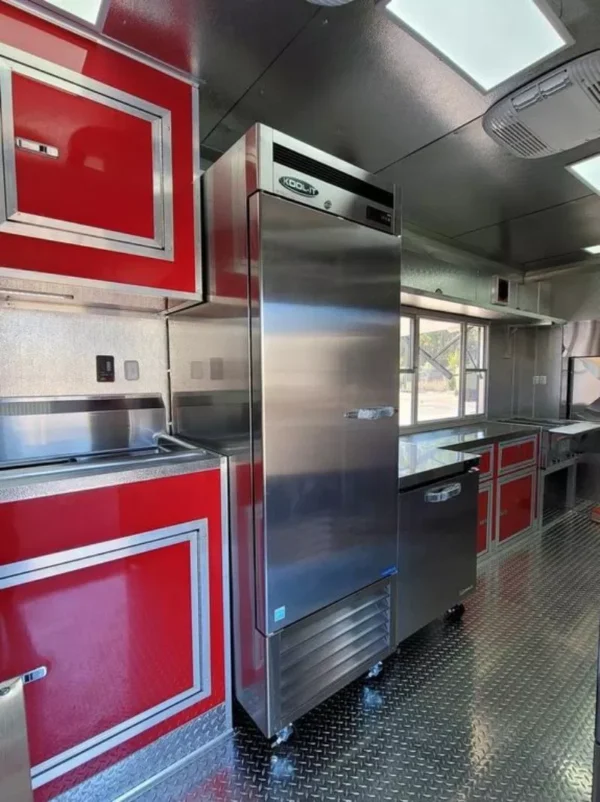 bbq trailer with equipment and digital smoker