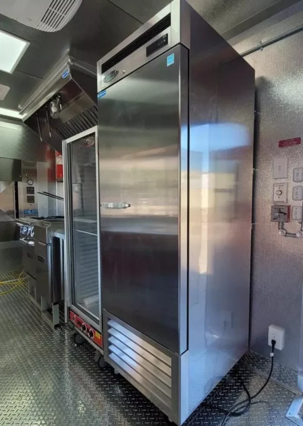 bbq trailer with equipment and digital smoker