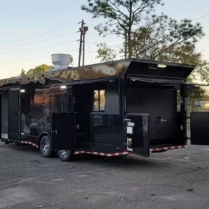 bbq fully equipped food truck trailer for sale