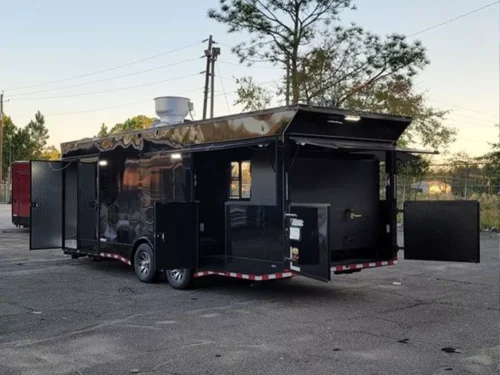 bbq fully equipped food truck trailer for sale